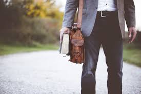 A person holding a book